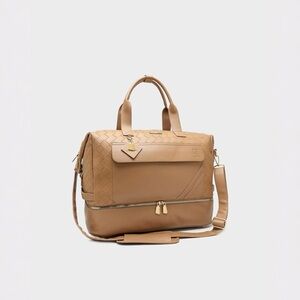 Elegant Tan Travel Bag for Women